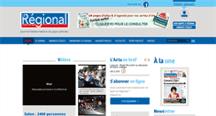 Desktop Screenshot of leregional.fr